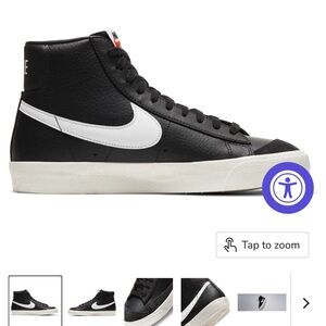 Nike Blazer Mid '77 Vintage Black Sail 2020 Great Condition size 7.5